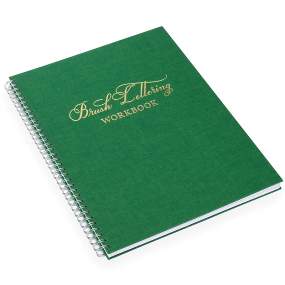 Brush Lettering Workbook A4 Duo Grønn