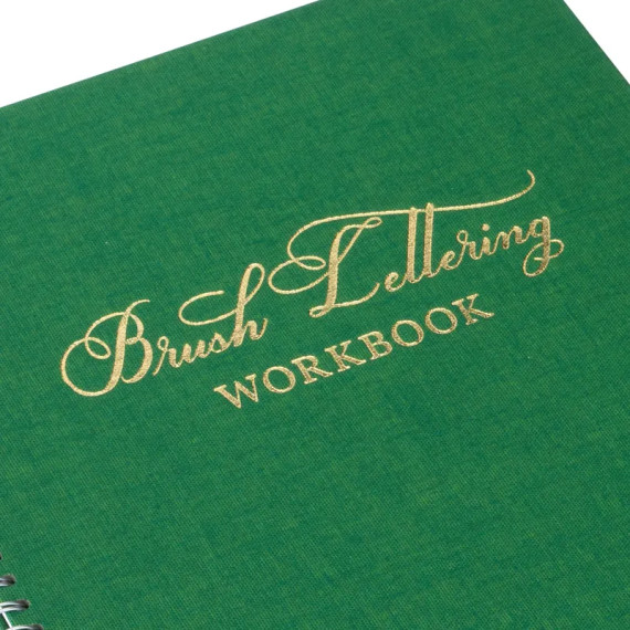 Brush Lettering Workbook A4 Duo Grønn
