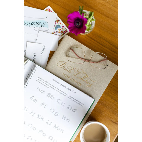 Brush Lettering Workbook A4 Duo Grønn
