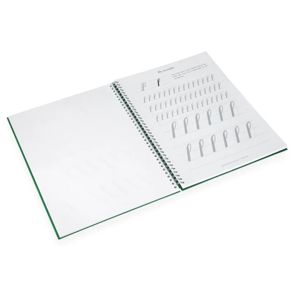 Brush Lettering Workbook A4 Duo Grønn