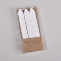 Forseglingsvoks med veke - Hvit - 3pk