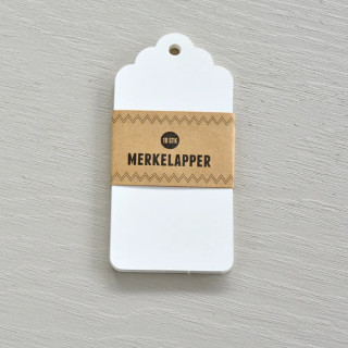 Gavelapp KLASSISK Hvit - 10pk