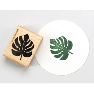 Stempel Monstera-blad