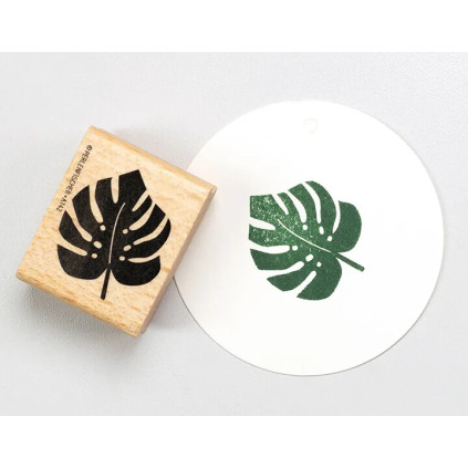 Stempel Monstera-blad