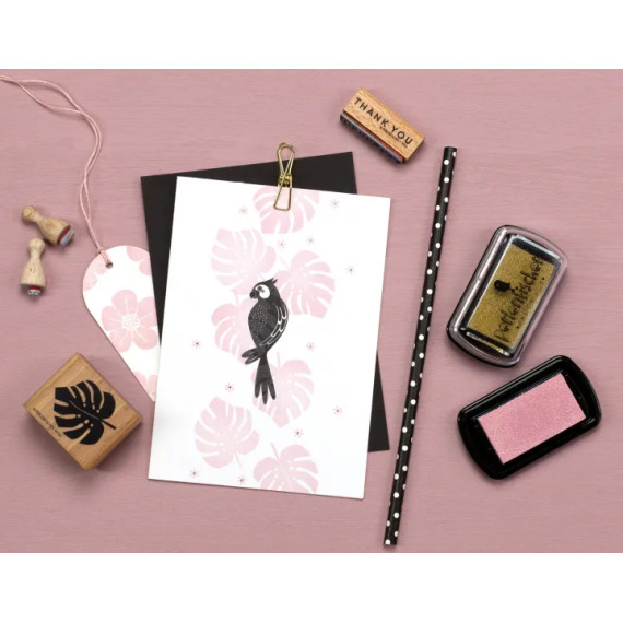 Stempel Monstera-blad