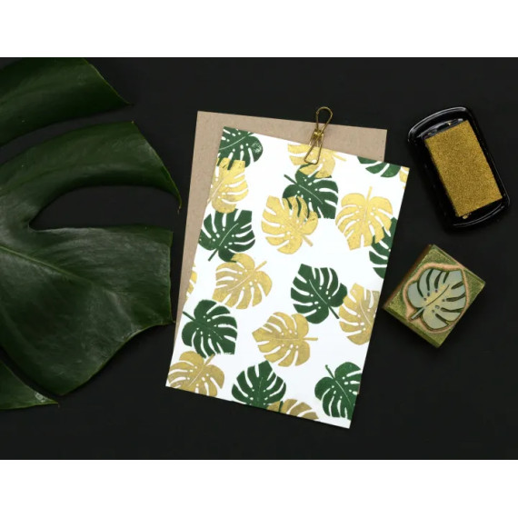 Stempel Monstera-blad
