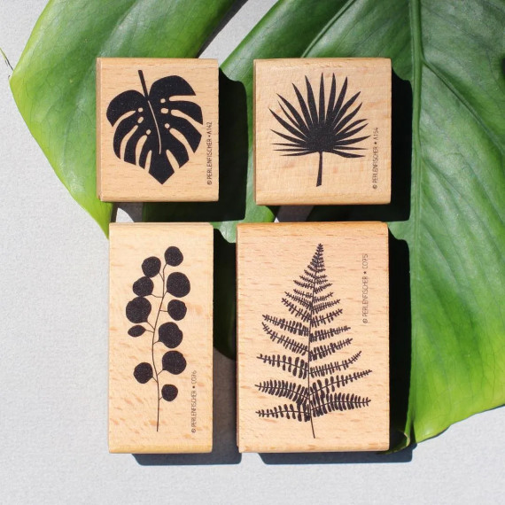 Stempel Monstera-blad