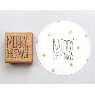Stempel MERRY CHRISTMAS stående