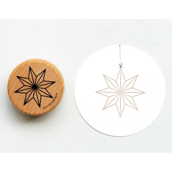 Stempel Julestjerne Stor