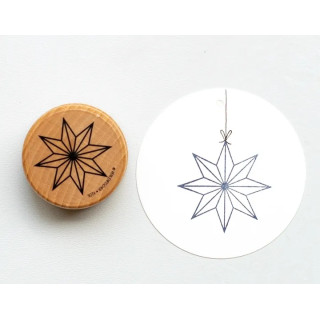 Stempel Julestjerne Stor