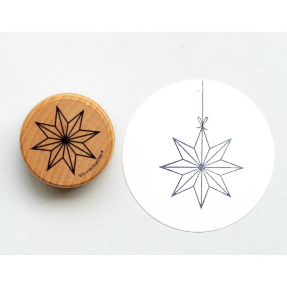 Stempel Julestjerne Stor