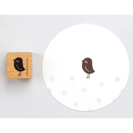 Stempel Fugl Dame Liten