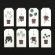 Stempel Blomsterpotte
