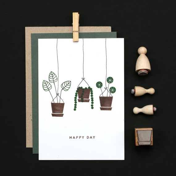 Stempel Blomsterpotte