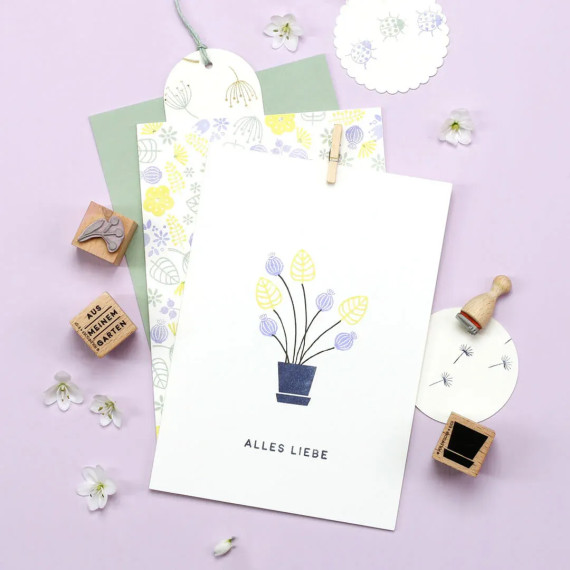 Stempel Blomsterpotte