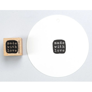 Stempel "Made with love"
