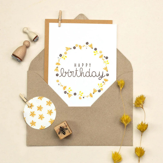 Stempel Happy Birthday