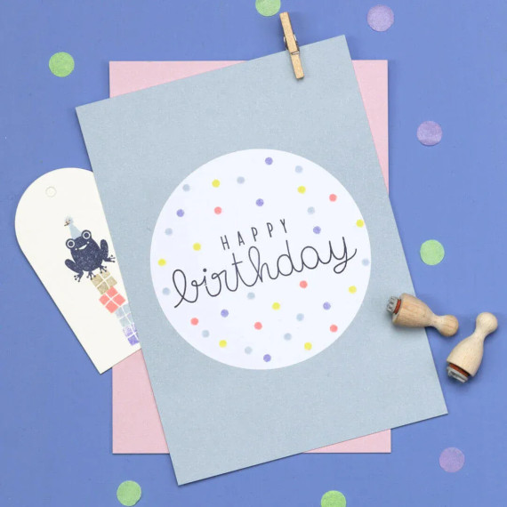 Stempel Happy Birthday