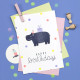 Stempel Happy Birthday