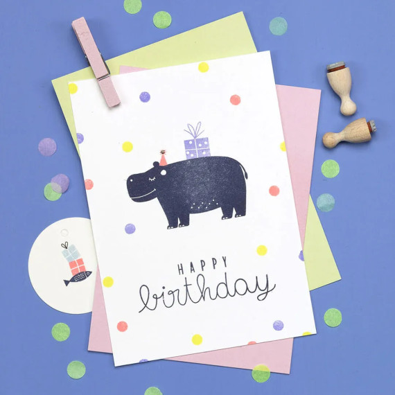 Stempel Happy Birthday