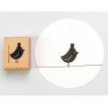 Stempel Fugl Mann med hatt