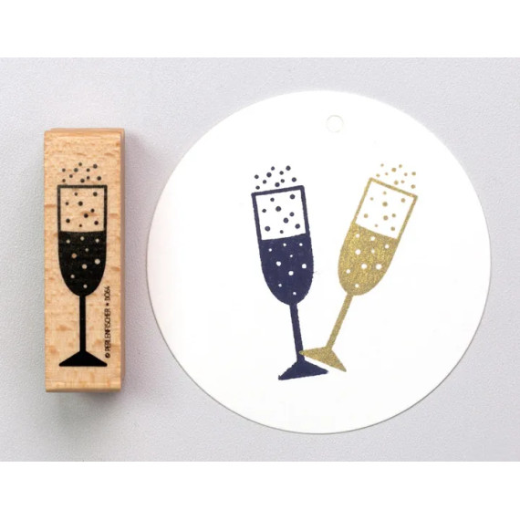 Stempel Champagneglass