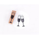 Stempel Champagneglass