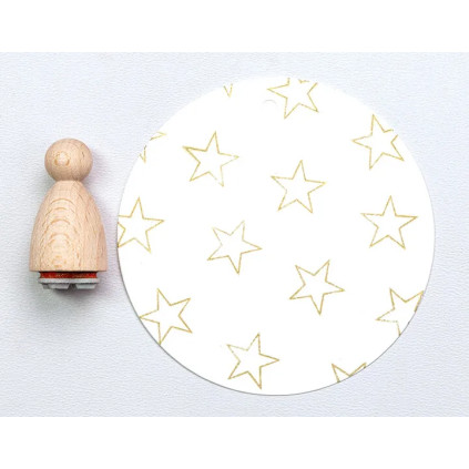 Stempel Stjerne Outline