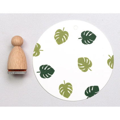 Stempel Monstera Liten