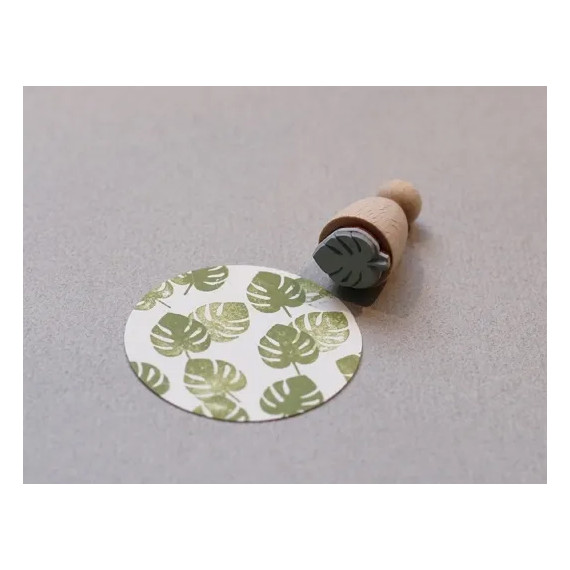 Stempel Monstera Liten
