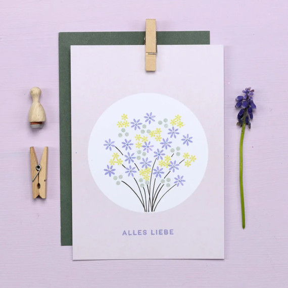 Stempel Enkel Blomst Mini