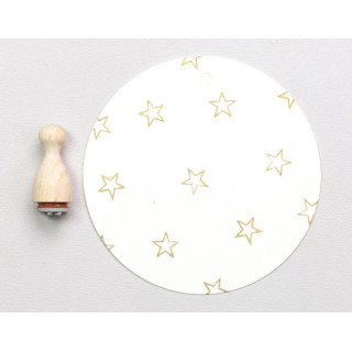 Stempel Stjerne Outline Mini