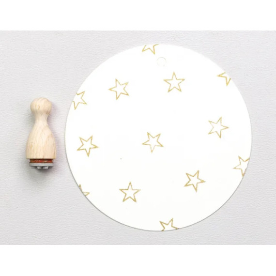Stempel Stjerne Outline Mini