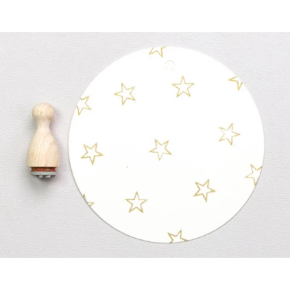 Stempel Stjerne Outline Mini