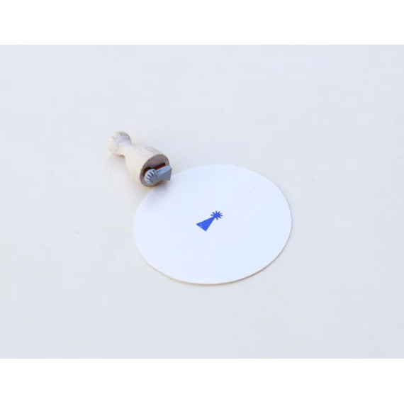 Stempel Partyhatt