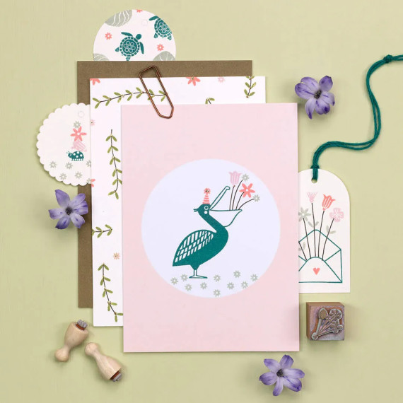 Stempel Partyhatt med striper