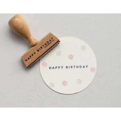 Stempel HAPPY BIRTHDAY