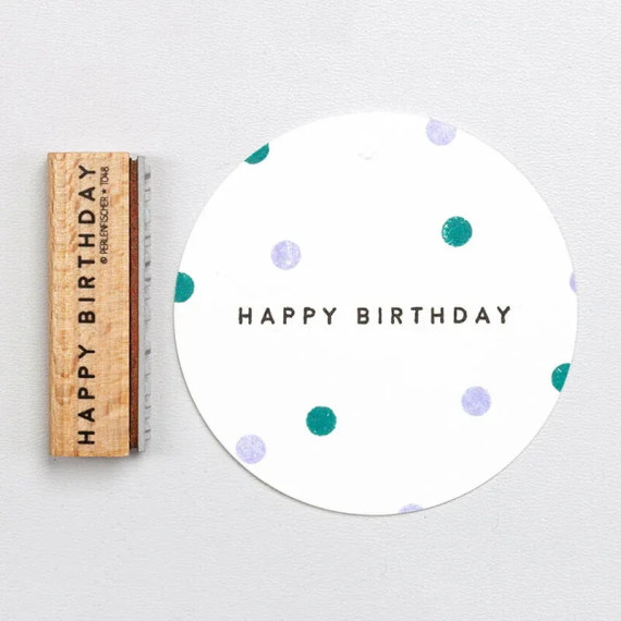 Stempel HAPPY BIRTHDAY