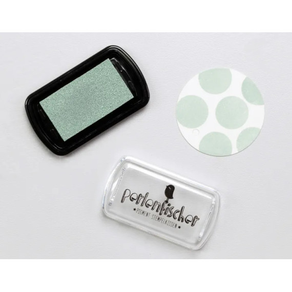 Stempelpute Dusty Green Liten - Perlenfischer (Salbei)