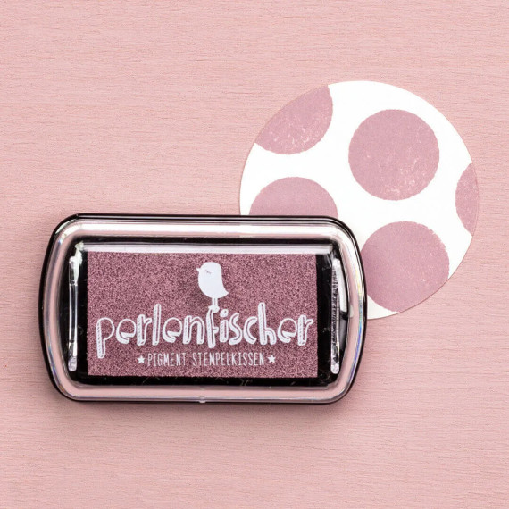 Stempelpute Dusty Pink Liten - Perlenfischer (Samt)