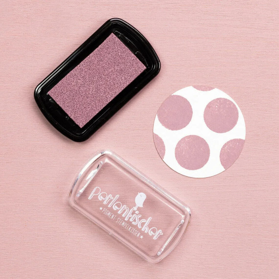 Stempelpute Dusty Pink Liten - Perlenfischer (Samt)