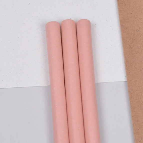 Voksstang - 3pk - Lys Rosa