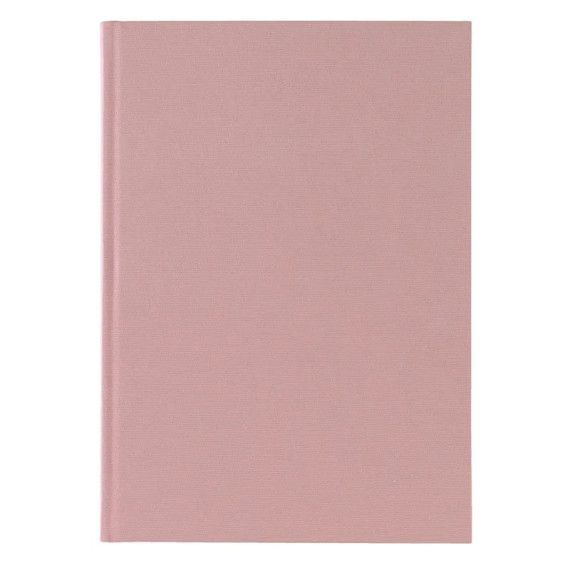 Notatbok vev A4 Dusty Pink Ulinjert