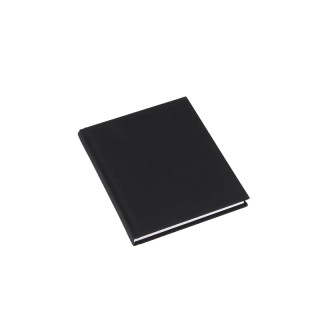 Notatbok vev A6+ Sort Ulinjert