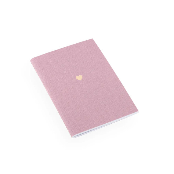 Notatbok Softcover Rosa Mini - Little Heart