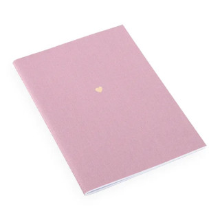 Notatbok Softcover Rosa A5 - Little Heart