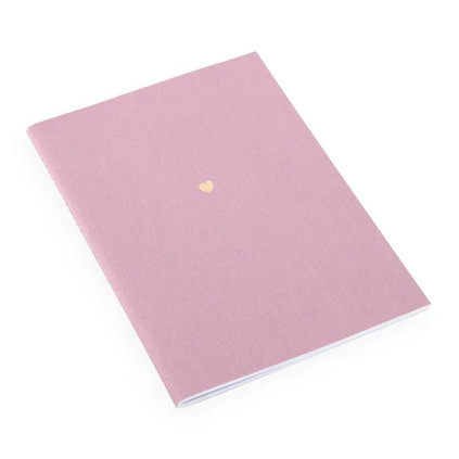 Notatbok Softcover Rosa A5 - Little Heart