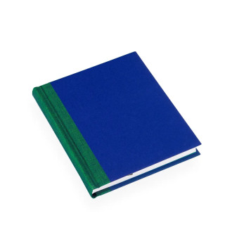 Notatbok A6+ Upcycled - Blue/Green Spine