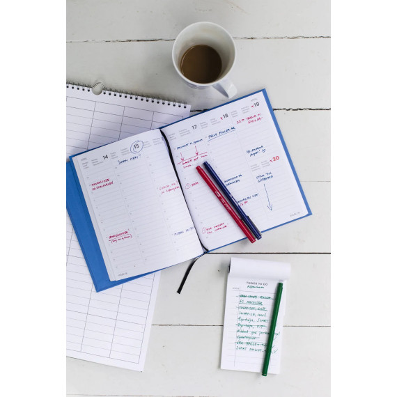 Kalender Refillbok til skinncover A6+ - 2025