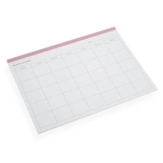 Månedsplanlegger A4 - Dusty Pink